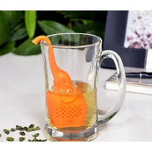 Load image into Gallery viewer, Elephant Silicone Tea Infuser, BPA-Free &amp; Fun to Brew
