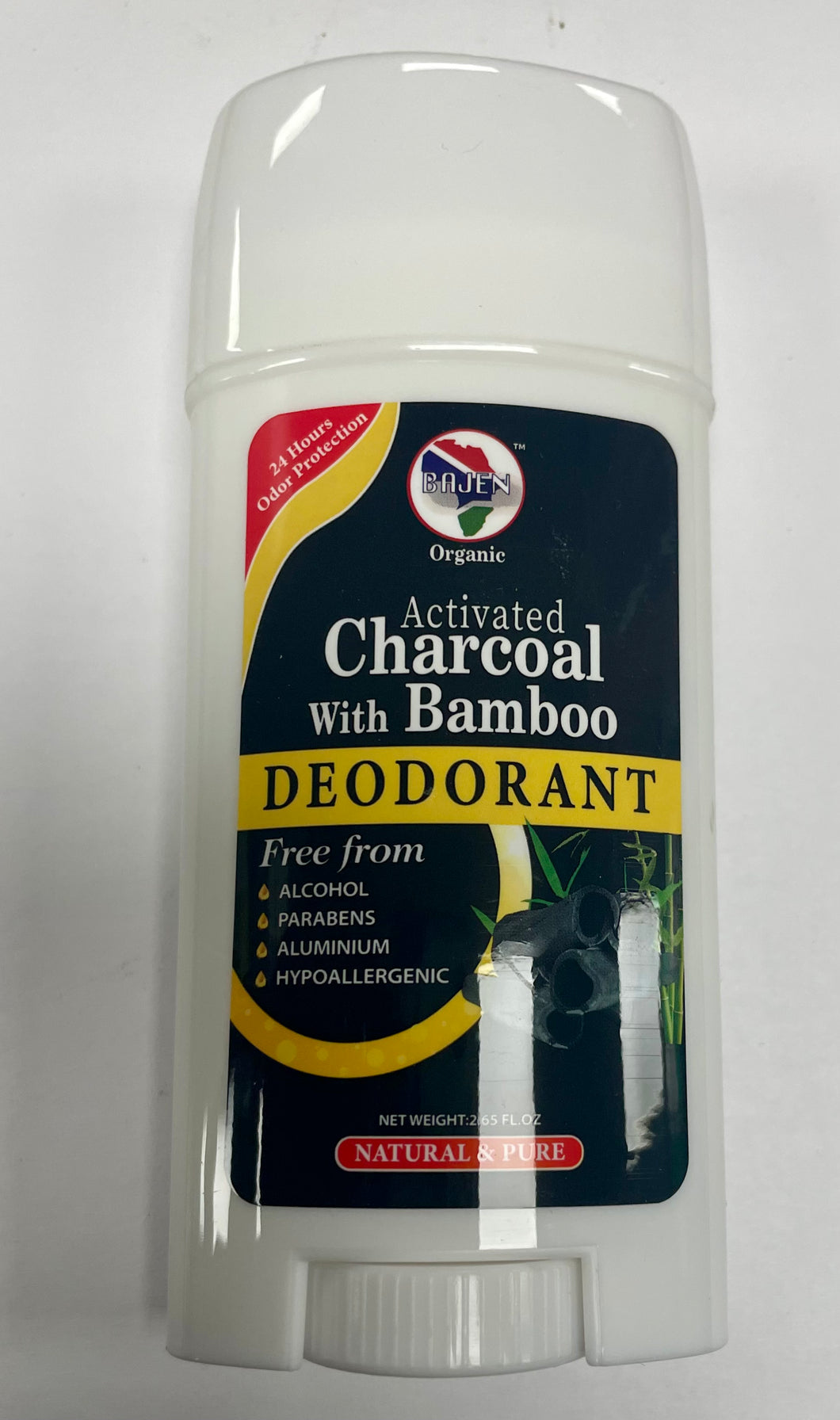 Activated Charcoal Deodorant w/Bamboo