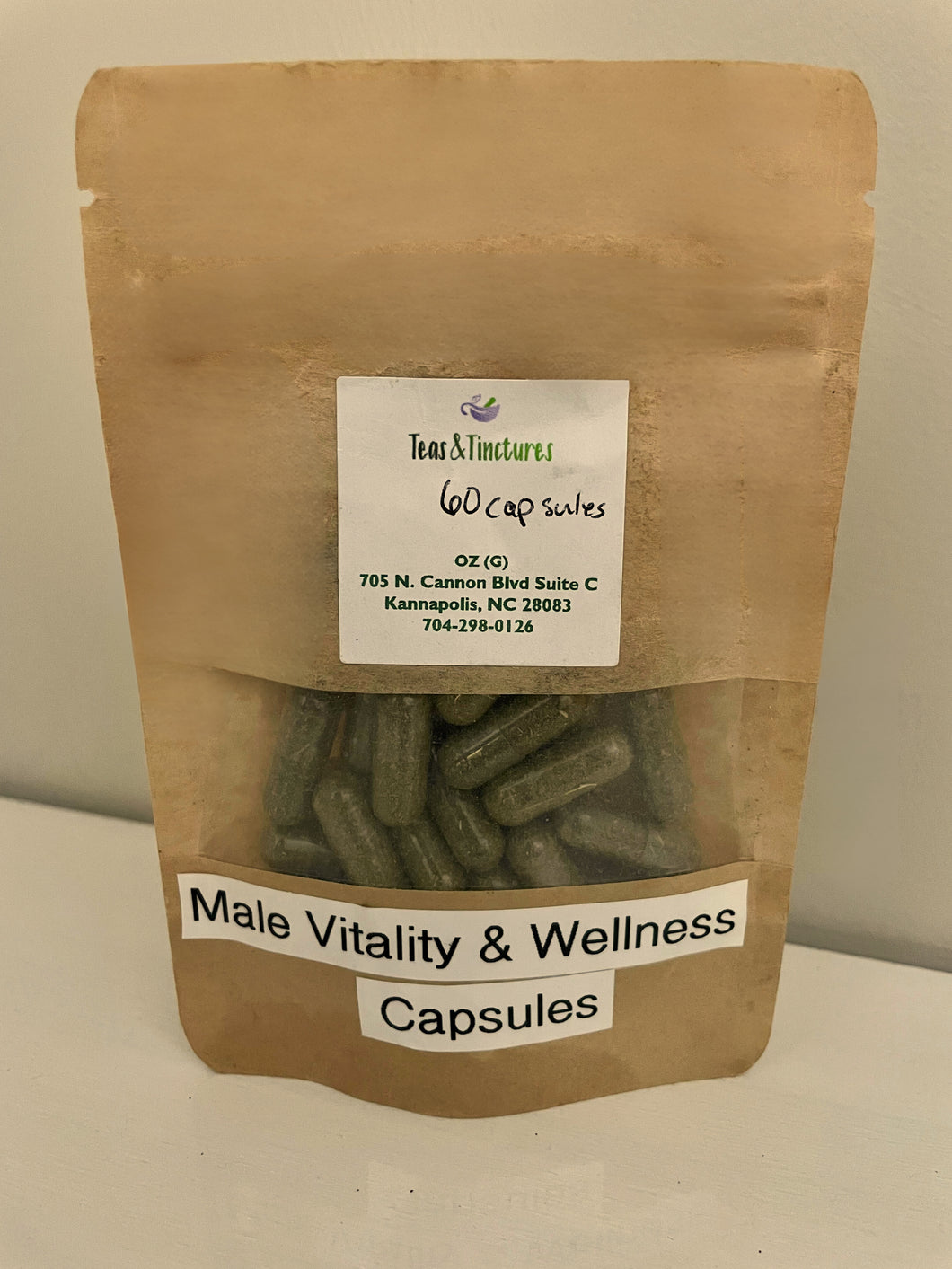 Male vitality & Wellness Capsules 60 capsules