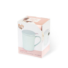 Load image into Gallery viewer, Annette™ 3D Ceramic Mug w/ Tea Infuser - Souk Mint
